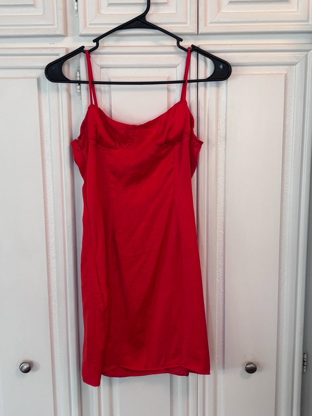 Princess Polly Red Slip Dress with Thin Straps sz4 - Picture 5 of 11